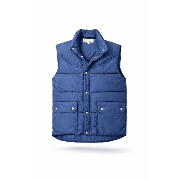 Rainier Sportswear Other - Vintage 70s-80s Rainer Sportswear Men's Down Puffer Vest Snap Front Sz M